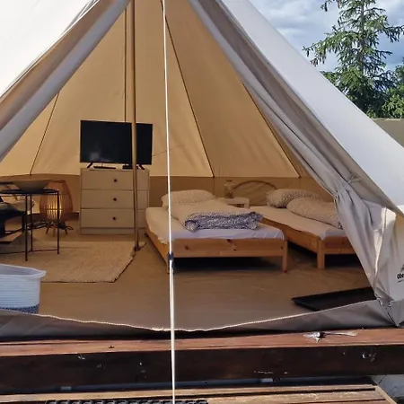 Luxury tent Glamping Nad Jeziorem Nowe Guty